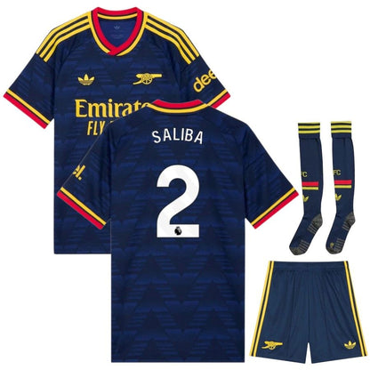 Arsenal Away Kids Kit 26/27 - SALIBA #2