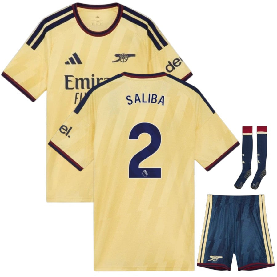 Arsenal Third Kids Kit 26/27 - SALIBA #2