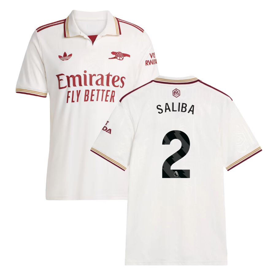 Arsenal Third SALIBA #2 Jersey 25-26