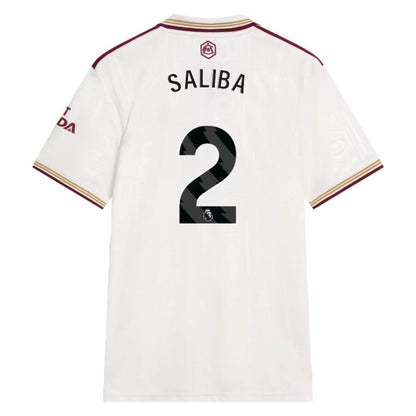 Arsenal Third SALIBA #2 Jersey 25-26