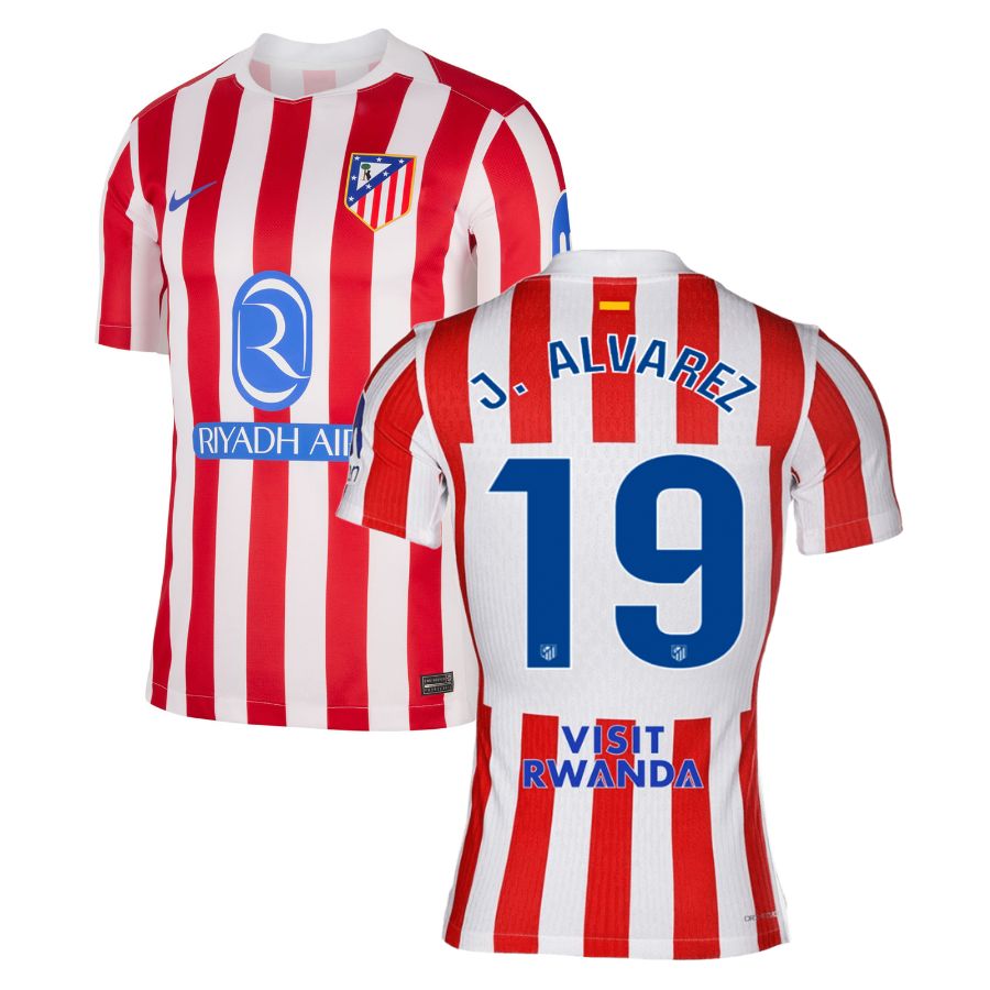Atletico Madrid Home Jersey 25-26 J. ALVAREZ #19
