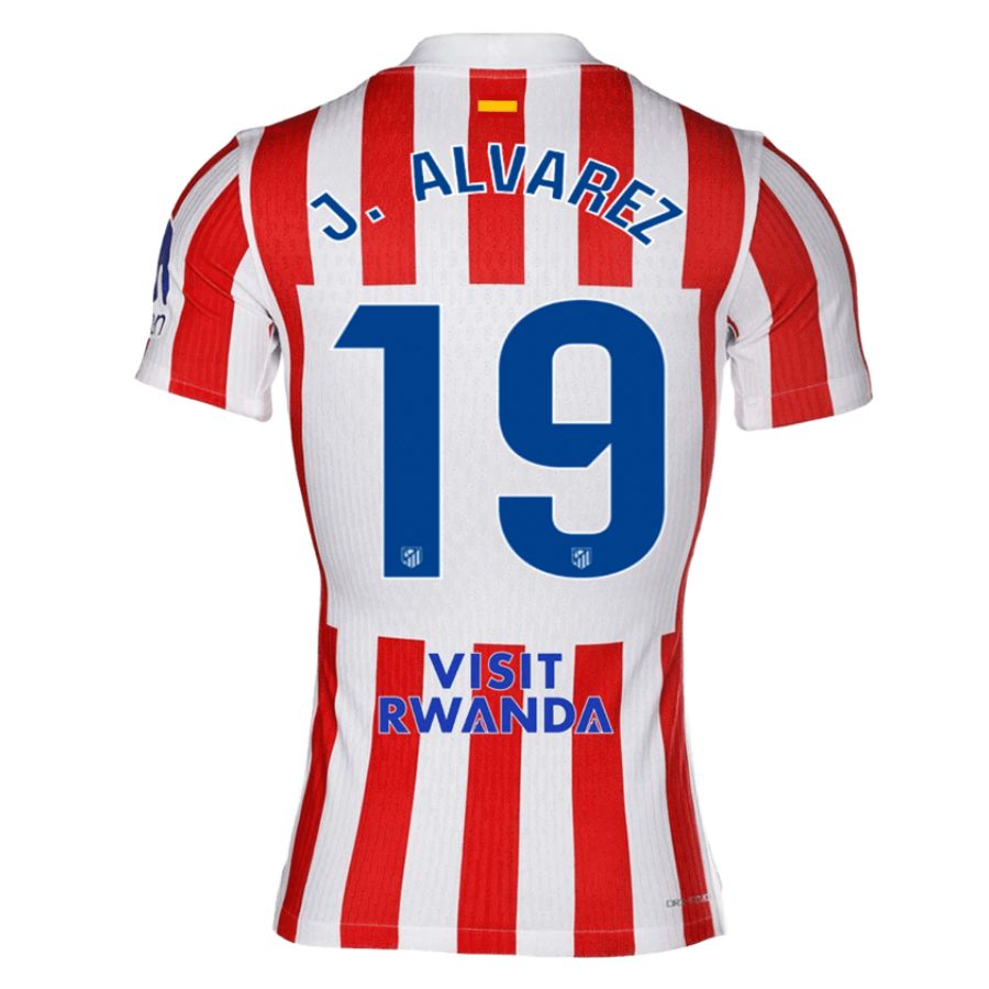 Atletico Madrid Home Jersey 25-26 J. ALVAREZ #19