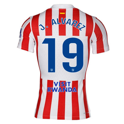 Atletico Madrid Home Jersey 25-26 J. ALVAREZ #19