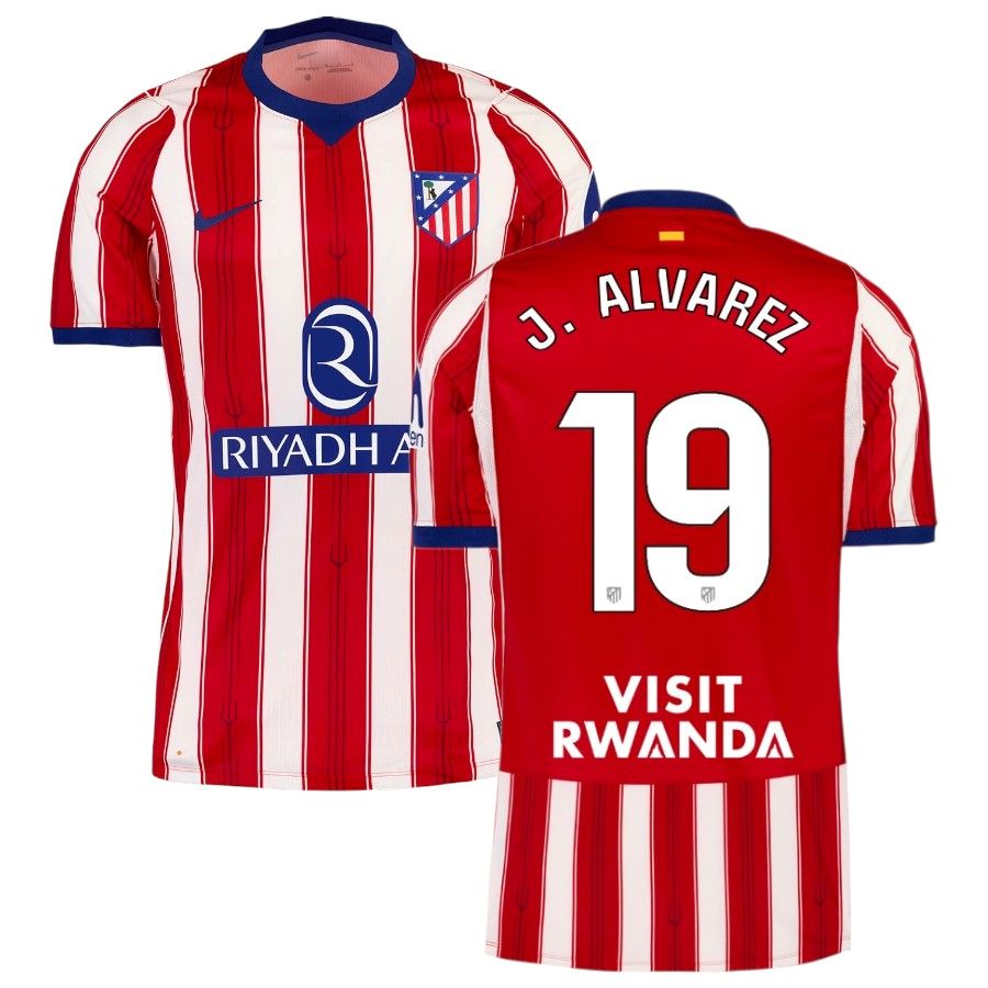 Atletico Madrid Home Jersey 26-27 J. ALVAREZ #19