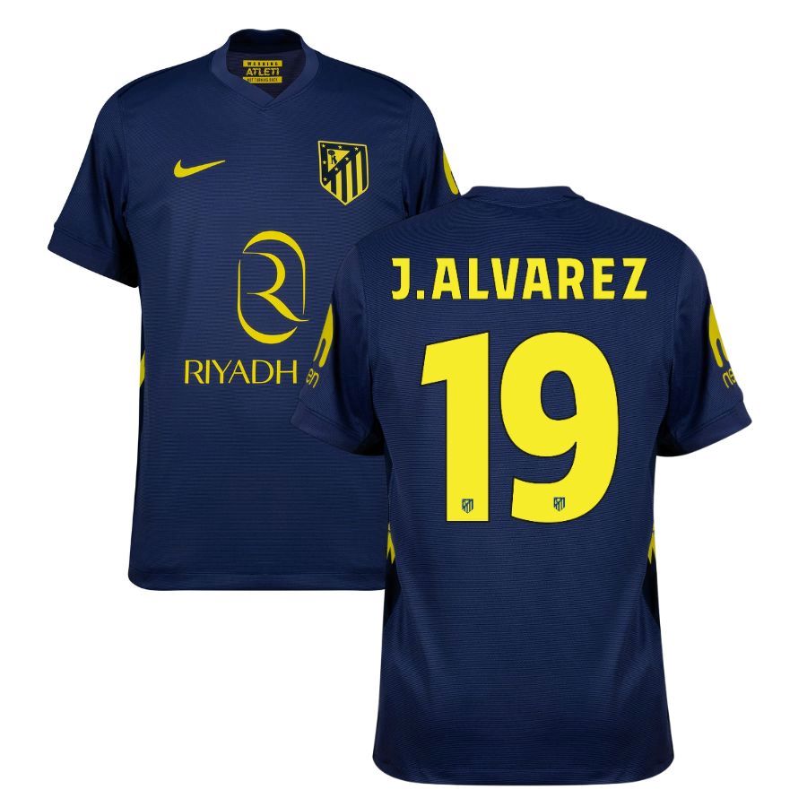 Atletico Madrid Away Jersey 25-26 J. ALVAREZ #19