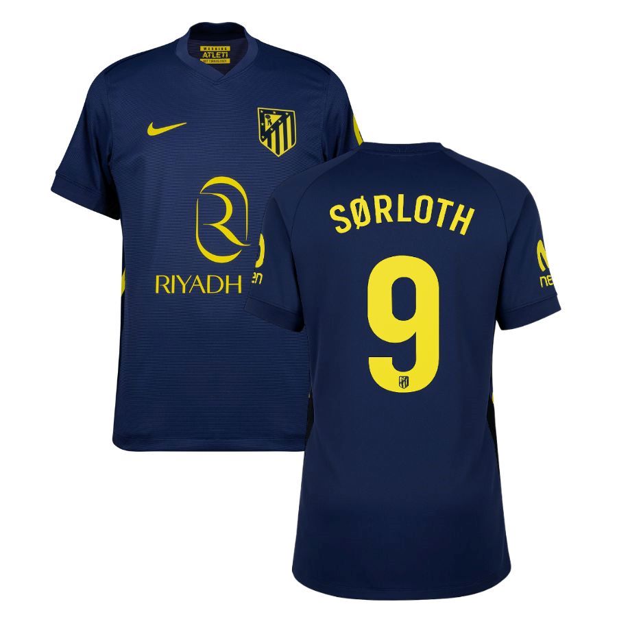 Atletico Madrid Away Jersey 25-26 SORLOTH #9