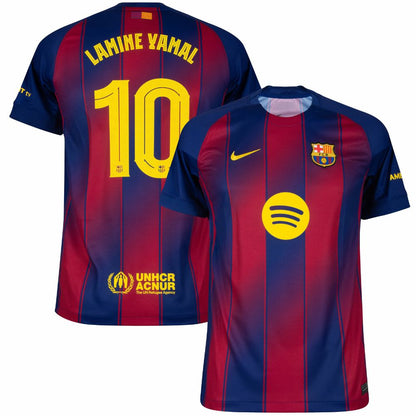 Barcelona Home LAMINE YAMAL 10 Jersey 25-26