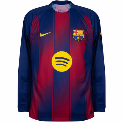Barcelona Home Long Sleeve LAMINE YAMAL 10 Jersey 25/26