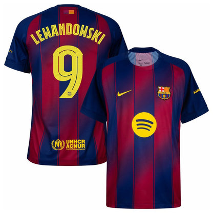 Barcelona Home LEWANDOWSKI 9 Jersey 25-26
