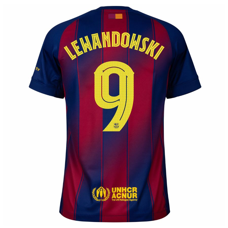 Barcelona Home LEWANDOWSKI 9 Jersey 25-26