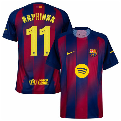 Barcelona Home RAPHINHA 11 Jersey 25-26