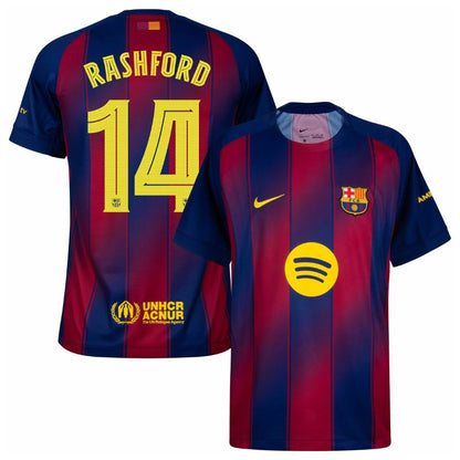 Barcelona Home RASHFORD 14 Jersey 25-26