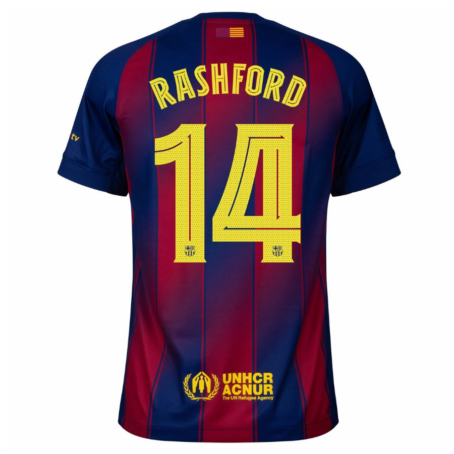 Barcelona Home RASHFORD 14 Jersey 25-26