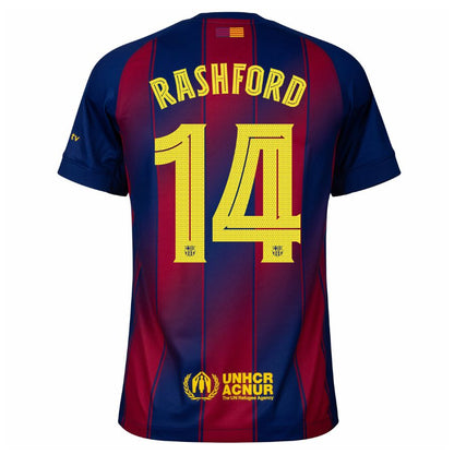 Barcelona Home RASHFORD 14 Jersey 25-26