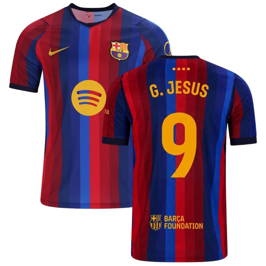 Barcelona Home G. JESUS #9 Jersey 26-27