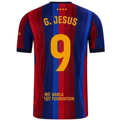 Barcelona Home G. JESUS #9 Jersey 26-27