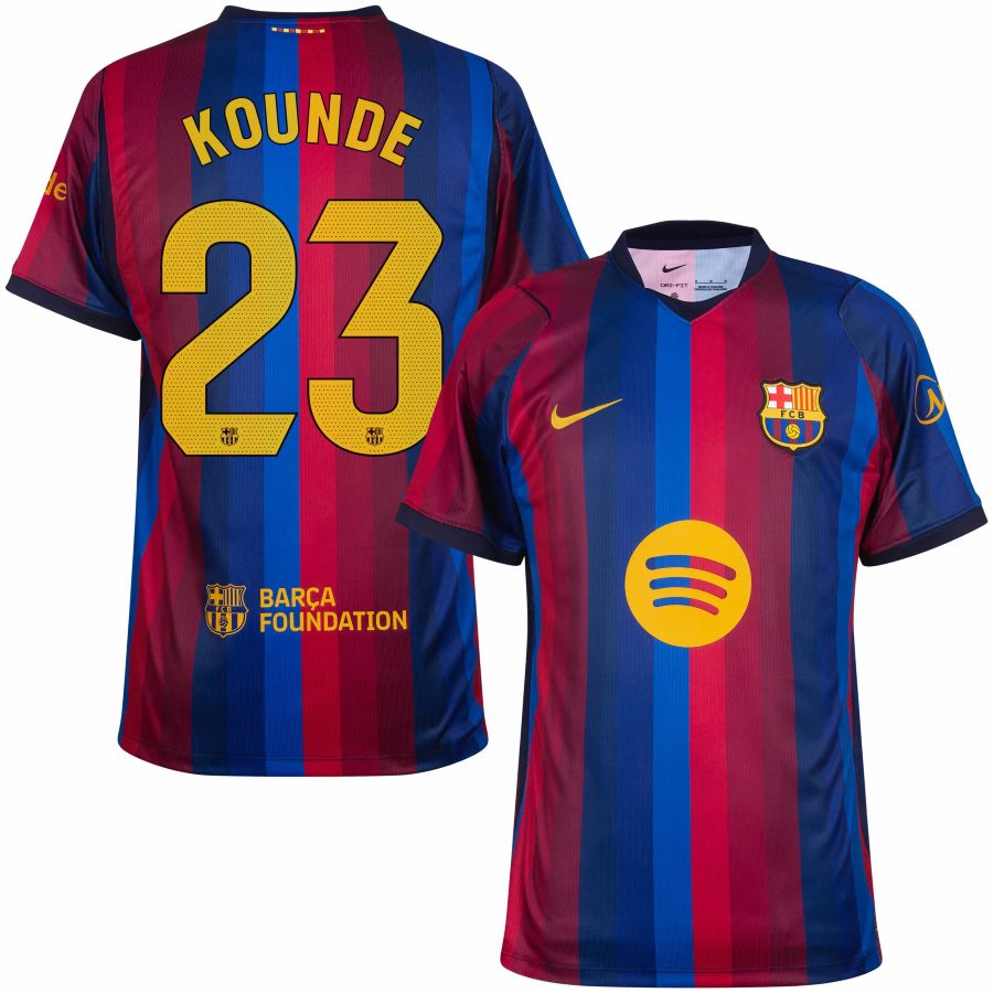 Barcelona Home KOUNDE 23 Jersey 26-27