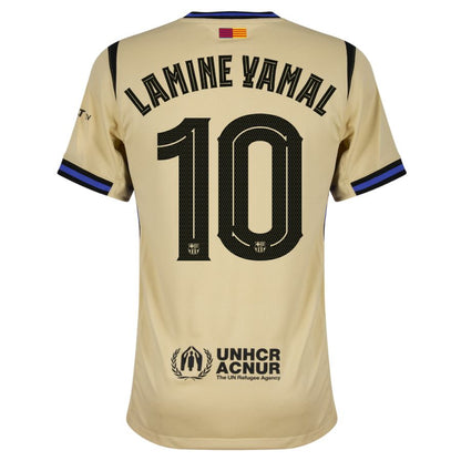Barcelona Away LAMINE YAMAL 10 Jersey 25-26