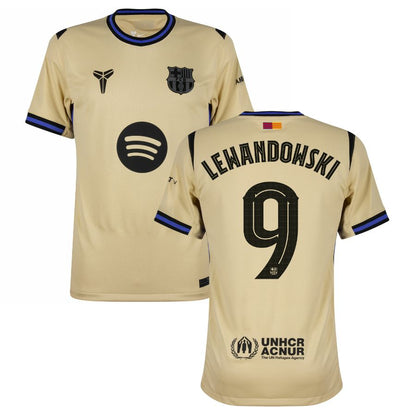 Barcelona Away LEWANDOWSKI 9 Jersey 25-26