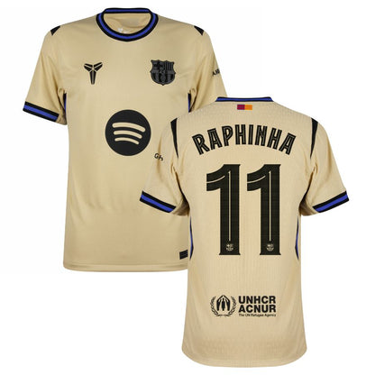 Barcelona Away RAPHINHA 11 Jersey 25-26