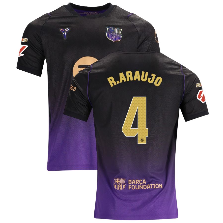Barcelona Away R. ARAUJO #4 Jersey 26-27