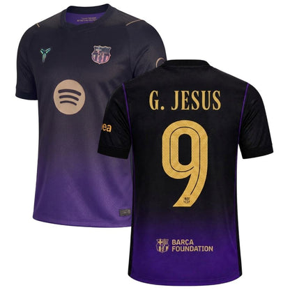Barcelona Away G. JESUS #9 Jersey 26-27