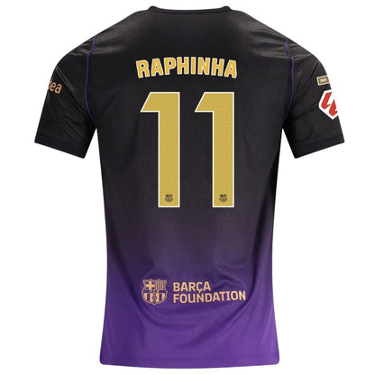 Barcelona Away RAPHINHA #11 Jersey 26-27
