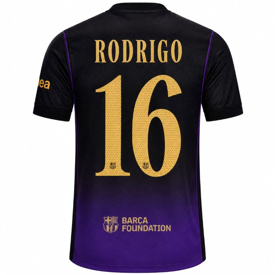 Barcelona Away RODRIGO #16 Jersey 26-27