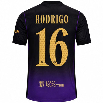 Barcelona Away RODRIGO #16 Jersey 26-27