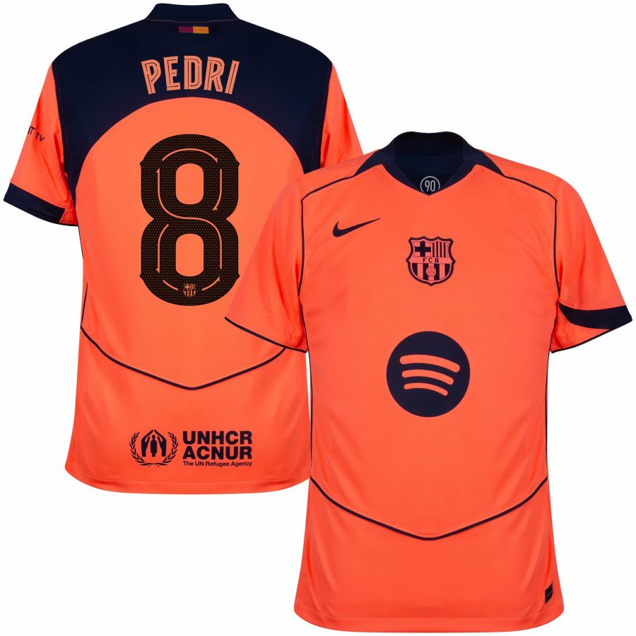 Barcelona Third PEDRI 8 Jersey 25-26