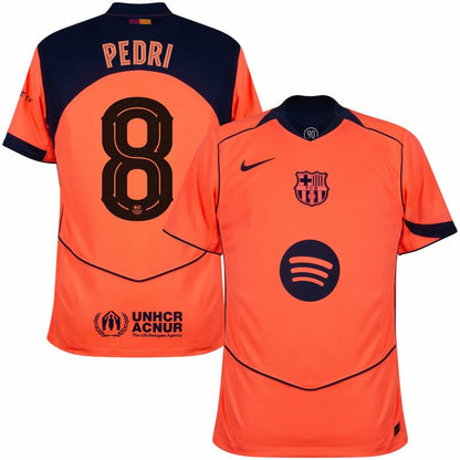 Barcelona Third PEDRI 8 Jersey 25-26