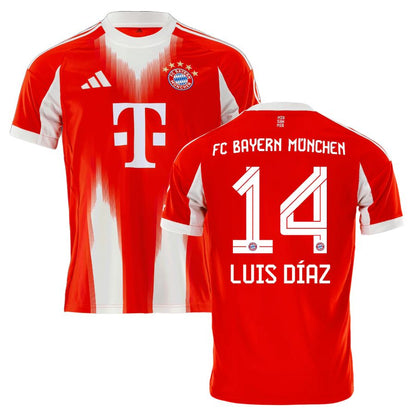 Bayern Munich Home Jersey 25-26 LUIS DIAZ #14