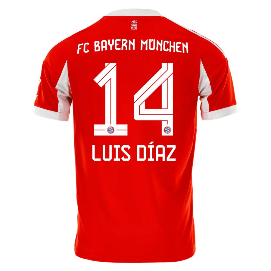Bayern Munich Home Jersey 25-26 LUIS DIAZ #14