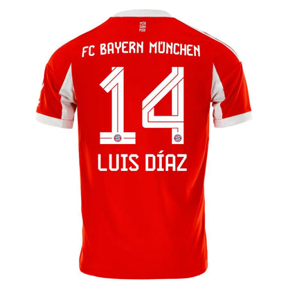 Bayern Munich Home Jersey 25-26 LUIS DIAZ #14