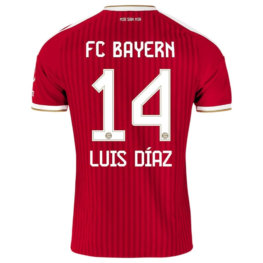Bayern Munich Home Jersey 26-27 LUIS DIAZ #14