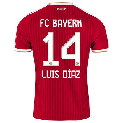 Bayern Munich Home Jersey 26-27 LUIS DIAZ #14