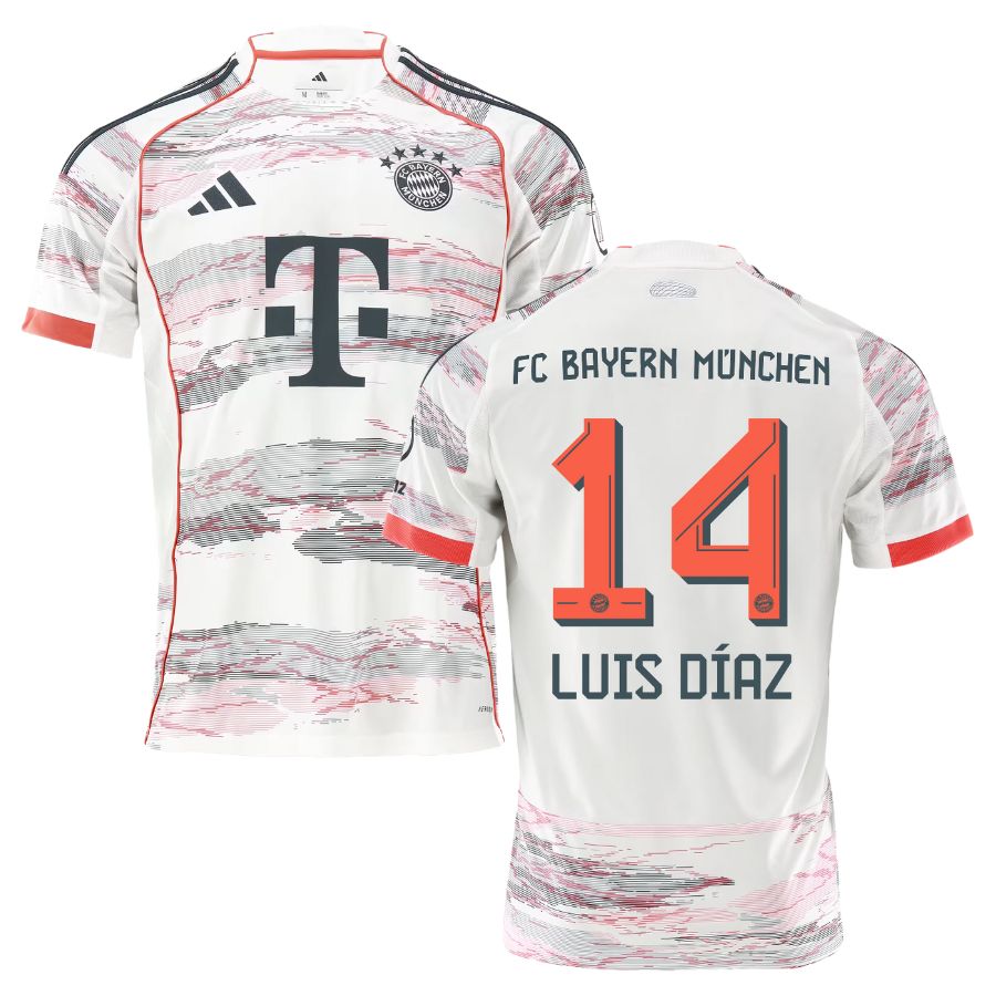 Bayern Munich Away Jersey 25-26 LUIS DIAZ #14