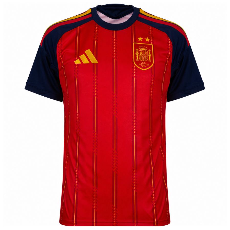 Spain 2 Stars Home Jersey 26-27