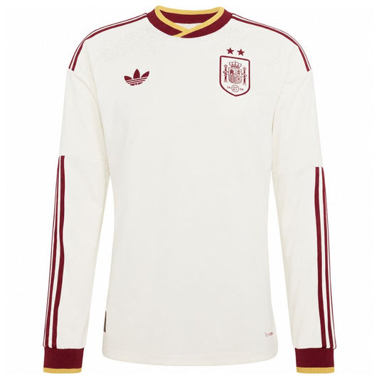 Spain Away 2 Stars Long Sleeve Jersey 26-27