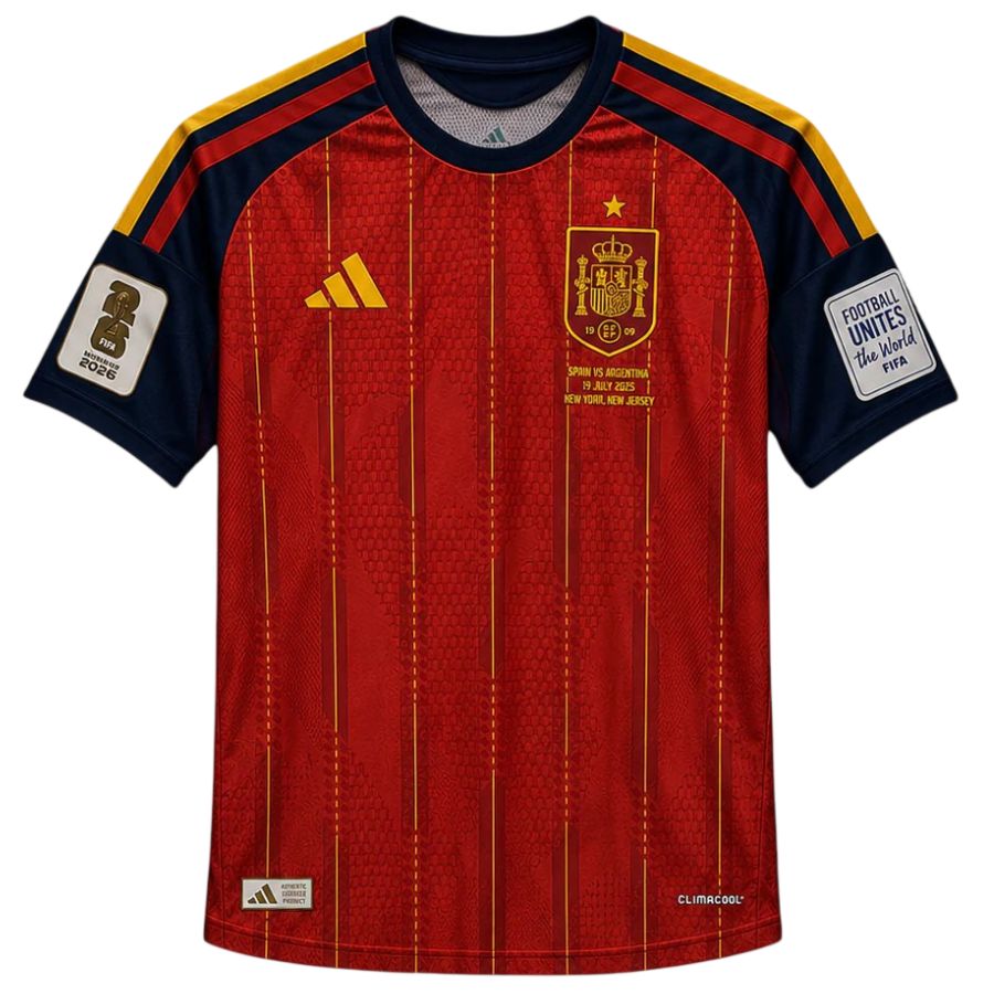 Spain Home World Cup Final Jersey 2026 (Player Version)