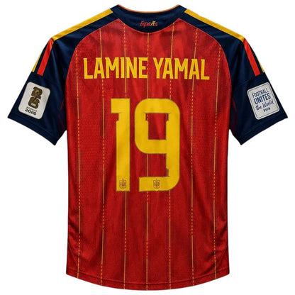 Spain Home World Cup Final Jersey 2026 (Player Version) LAMINE YAMAL #19