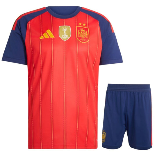 Spain Home 2 Stars Champions 26-27 Kids Kit