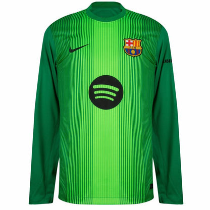 Barcelona Home Goalkeeper Long Sleeve Jersey 25/26 Joan Garcia UCL