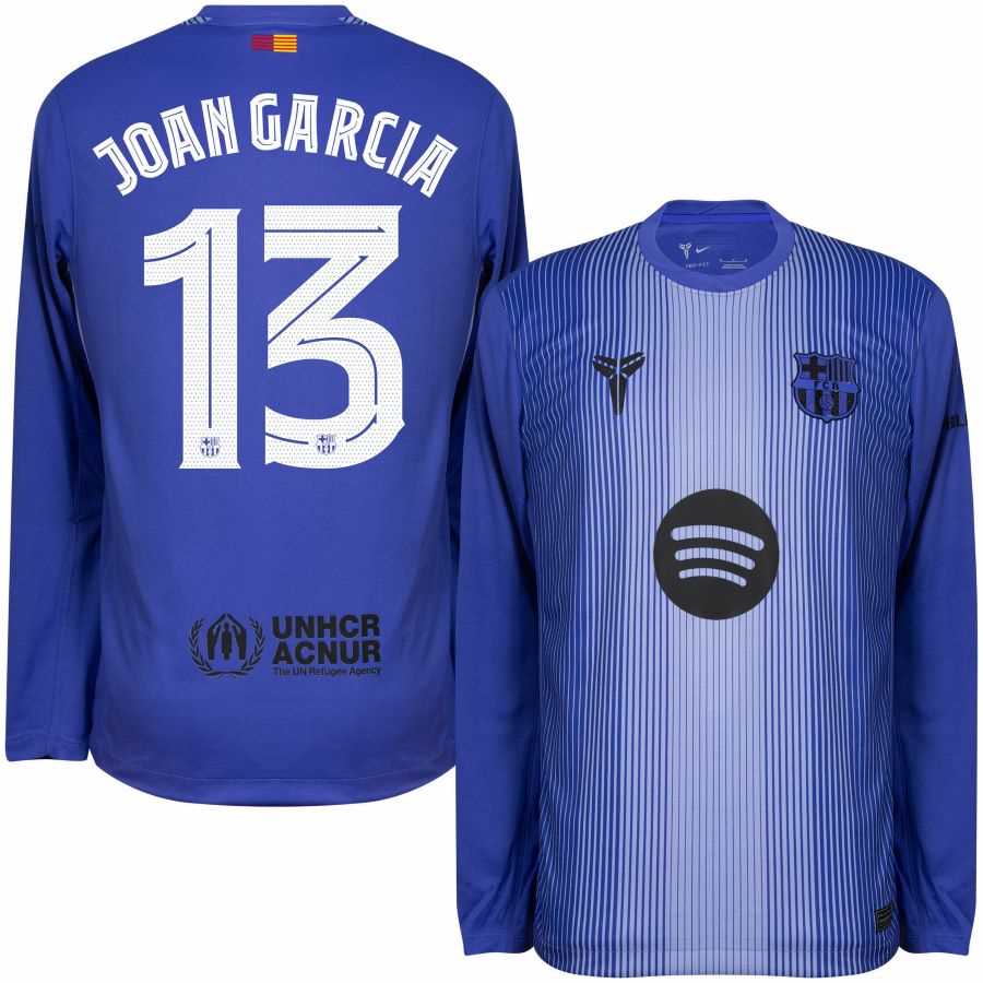 Barcelona Away Goalkeeper Long Sleeve Jersey 25/26 Joan Garcia UCL