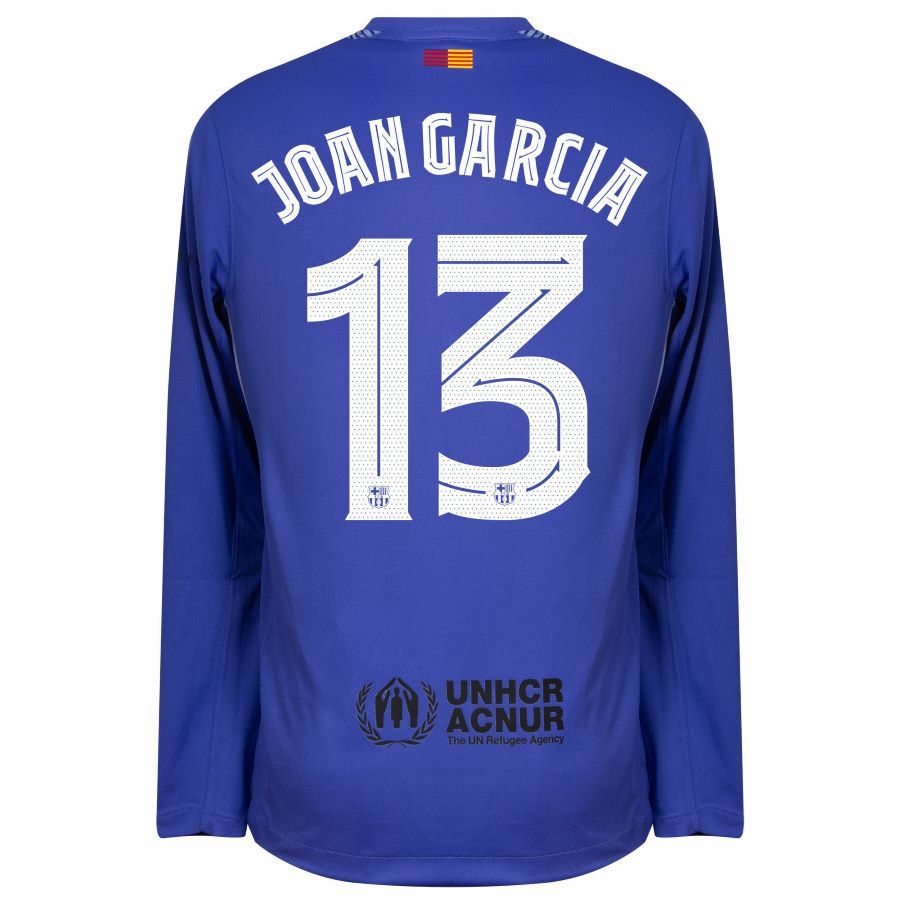 Barcelona Away Goalkeeper Long Sleeve Jersey 25/26 Joan Garcia UCL