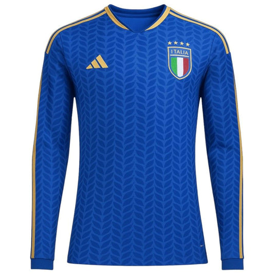 Italy Home Long Sleeve Jersey 26-27