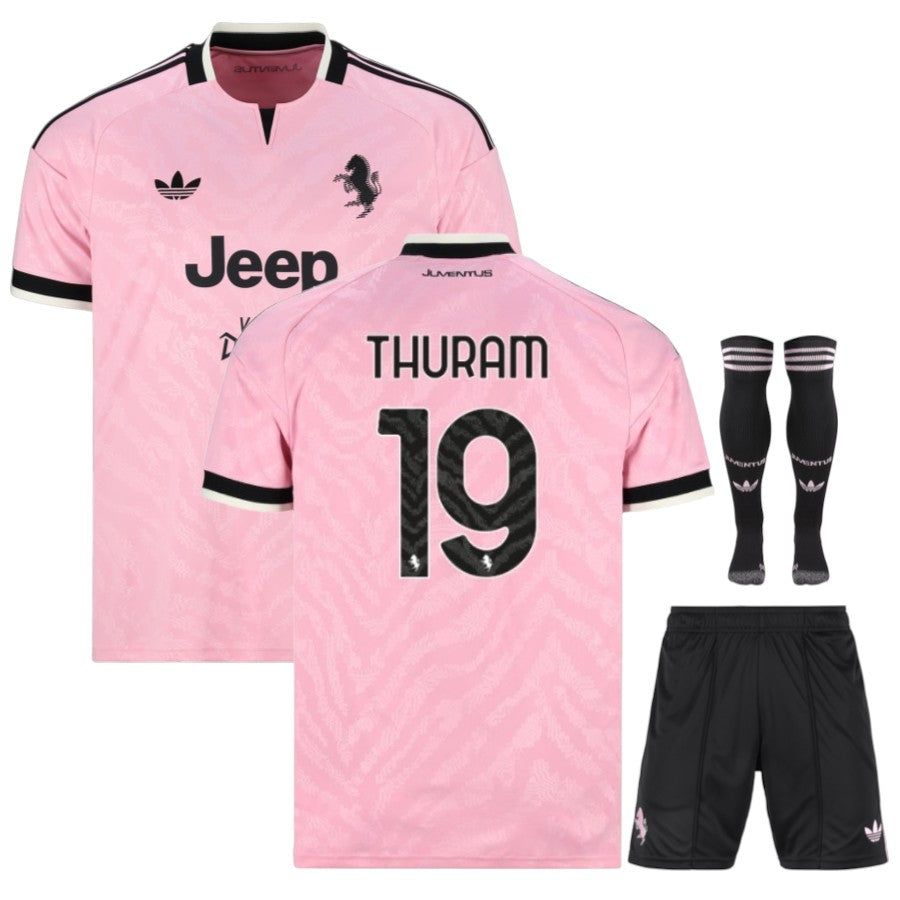 Juventus Away Kids Kit 26/27 - THURAM #19