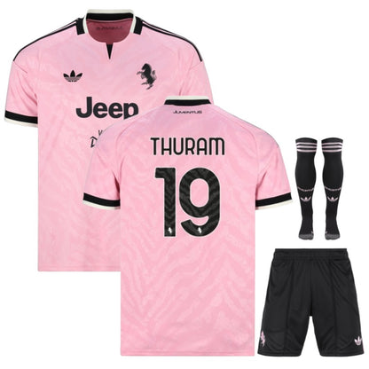 Juventus Away Kids Kit 26/27 - THURAM #19