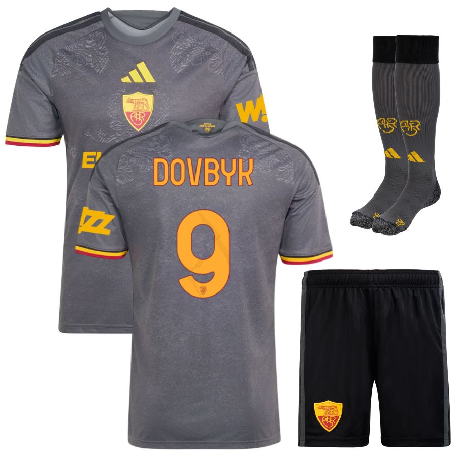AS Roma Third Kids Kit 26/27 - DOVBYK #9