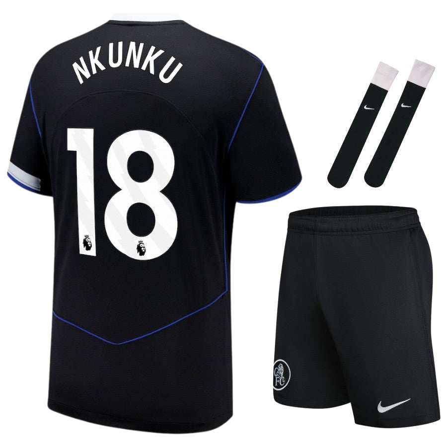 Chelsea Third Kids Kit 25/26 - NKUNKU #18